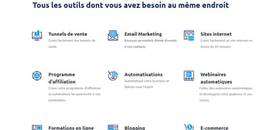 Systeme.io outils