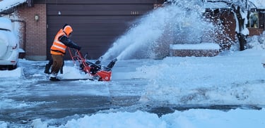 Residential snow removal company cost