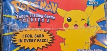 Display Topps Pokémon series 2 US arrière