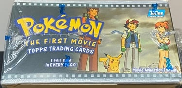 Display Topps Pokémon The First Movie arrière