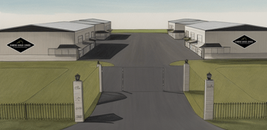 About Project image render of front entry into Diamond Garage Condos