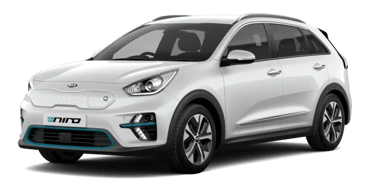 La Kia eNiro électrique, véhicule du service de taxi VTC Péi.