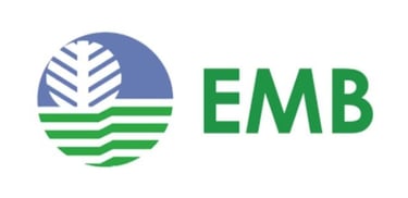 the emb logo for the emb
