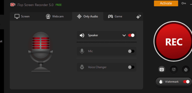 recording audio