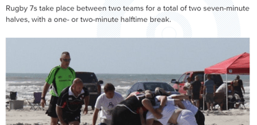 a group of people playing a game of beach volleyball rugby ruck scrum maul