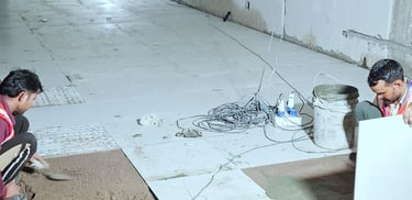 Finishing work by Bradson Infra in Gurugram.