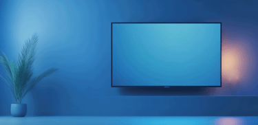 Tela de TV em quarto de hotel mostrando status de pedido — sistema TV Cardápio informando tempo de e