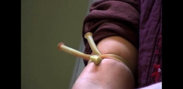 Video still from Resisting the Patient Body — Sarah and Ruggero Pini, Journal of Embodied Research 