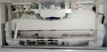 Maytag refrigerator ice buildup repair Norwalk