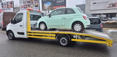 Transport pojazdu, holowanie - zadzwoń pomoc drogowa SAFECAR Katowice, laweta, autolaweta