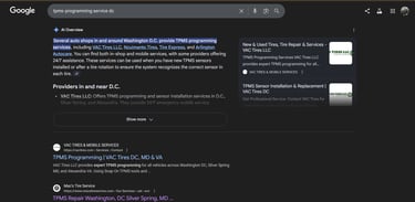 Business website recommended by ai 