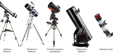 Tipos de telescopios para principiantes