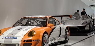 Porsche in the Porsche Musuem