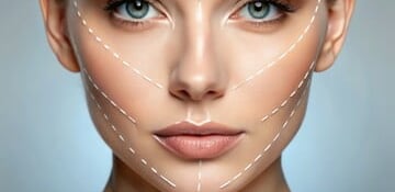 Nonsurgical thread lift to lift & tighten face, jawline, cheeks, neck, and forehead.