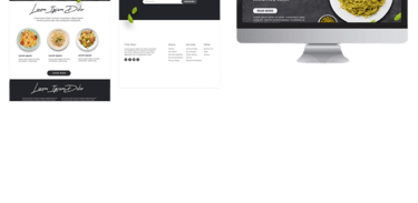 Designed to Conquer one-page site design