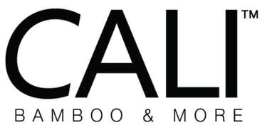 a logo for Cali Bamboo & More