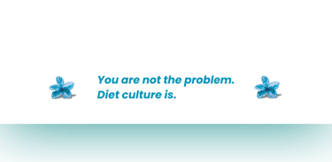 Quote about diet culture creating eating disorders