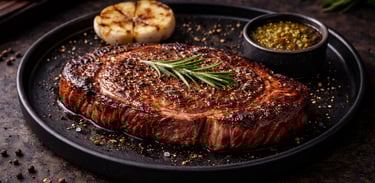 Classic Cast Iron Wagyu Sear Recipe made with Australian Wagyu imported by Wagyu Prime to Egypt