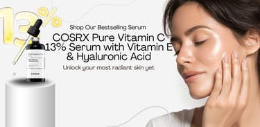 cosrx pure vitamin c 13% serum Skincare essentials for radiant skin and wellness routines in the UK