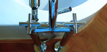 Badewannengarnitur Dornbracht mit Teakboden