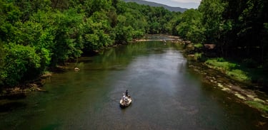 June on the South Holston River in Tennessee.