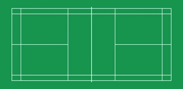 Badminton flooring layout