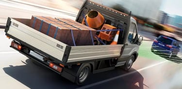 Furgoneta caja abierta