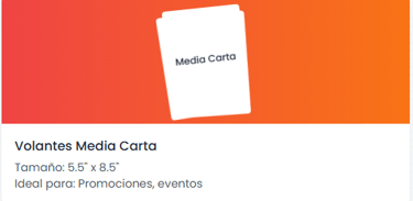 Volantes a color con diseños profesionales y modernos