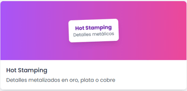 Tarjetas de presentación impresas en papel couche brillante
