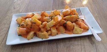 patatas bravas de bar el origen