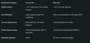 Benchmarking: Performance, Cost-Efficiency, & Scalability