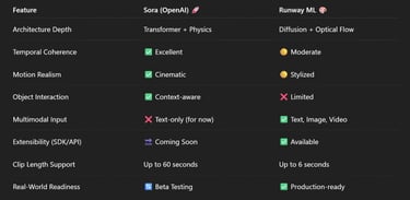 Runway ML vs Sora – A Deep Dive into AI-Powered Video Creation for the Future