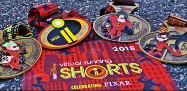 2018 runDisney Virtual Summer Series Medals