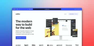 a website page of another website