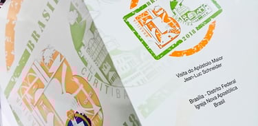 Desenho desenvolvido para ser usado como logo de evento religioso