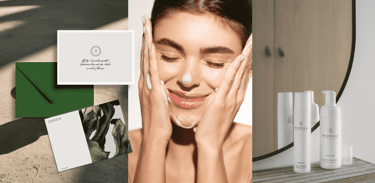 vizualinis identitetas kosmetikos prekės ženklui Biovija