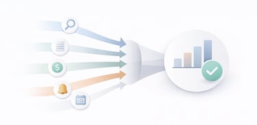 Diagram showing multiple credit inquiries grouped together during rate shopping for loans like mortg