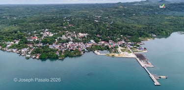 Aerial view of Cataingan Masbate