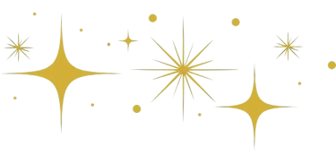 Elément décoratif - étoiles scintillantes- Rubenia Timmerman, auteure.