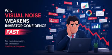 Why Visual Noise Weakens Investor Confidence Fast