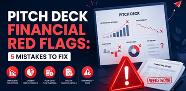 Pitch Deck Financial Red Flags: 5 Mistakes to Fix