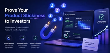 Prove Your Product Stickiness to Investors