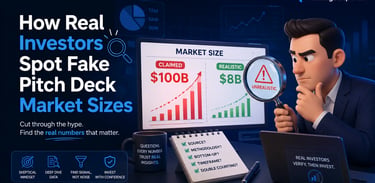 How Real Investors Spot Fake Pitch Deck Market Sizes