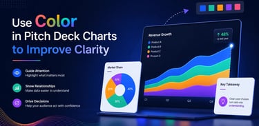 Use Color in Pitch Deck Charts to Improve Clarity