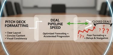 How Pitch Deck Formatting Directly Impacts Deal Pipeline Speed
