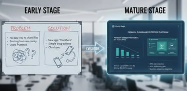 Pitch Deck Evolution: How Problem and Solution Slides Must Mature