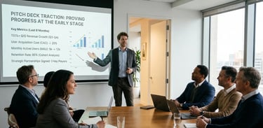 Pitch Deck Traction Slide: Proving Progress at the Early Stage