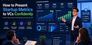 How to Present Startup Metrics to VCs Confidently