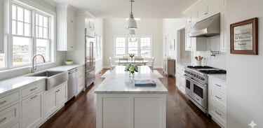 Post-construction professional cleaning in a Manchester-by-the-Sea estate
