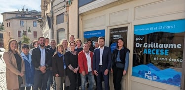 Municipale castres 2026 : Guillaume ARCESE inaugure sa permanence électorale